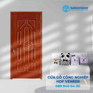 Cửa Gỗ HDF Veneer 19 sapele