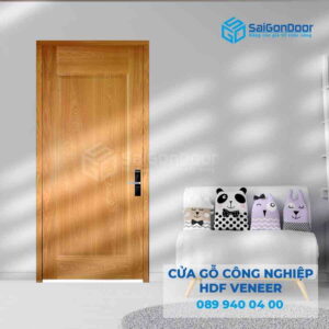 Cửa Gỗ HDF Veneer 1B ash 2