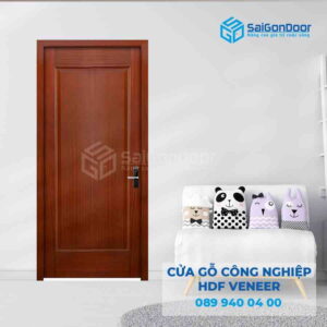 Cửa Gỗ HDF Veneer 1B xoan dao