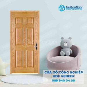 Cửa Gỗ HDF Veneer 6A ash 3