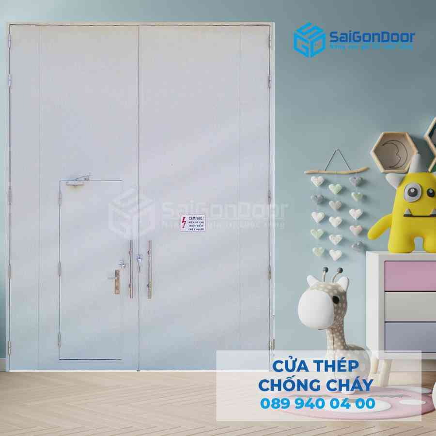 Cửa Thép Chống Cháy 3P canh nho lon cho nha xuong 1 Cua thep chong chay 3P canh nho lon cho nha xuong.jpg SGD TCC