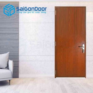 Cửa Thép Chống Cháy P1 van Gỗ 3