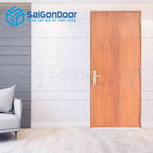 Cửa Thép Chống Cháy P1 van Gỗ