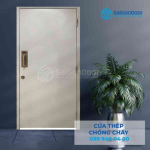 Cửa Thép Chống Cháy P1 xam