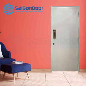 Cửa Thép Chống Cháy P1 xam