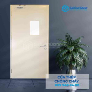 Cửa Thép Chống Cháy P1G1 kinh cuong luc