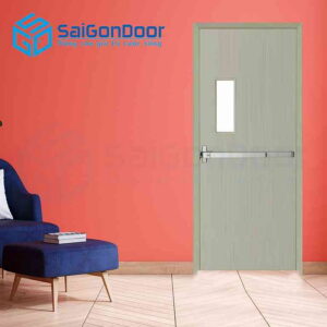 Cửa Thép Chống Cháy P1G1 xam thanh thoat hiem