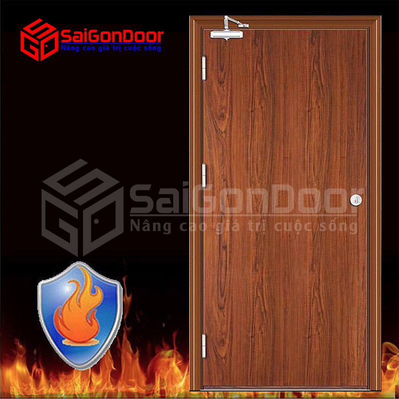 Sử dụng cửa gỗ chống cháy giúp ngăn chặn được đám cháy lan rộng gây thiệt hại người và tài sản