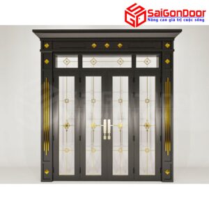 Cửa Nhôm Vân Gỗ SGD-CNVG-31