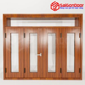 Cửa Nhôm Vân Gỗ SGD-CNVG-62