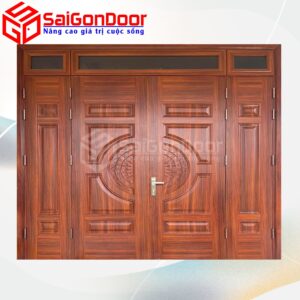 Cửa Thép Vân Gỗ SGD-KM.TVG-4C.15