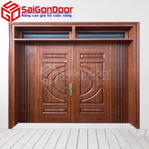 Cửa Thép Vân Gỗ SGD-KM.TVG-4C.26