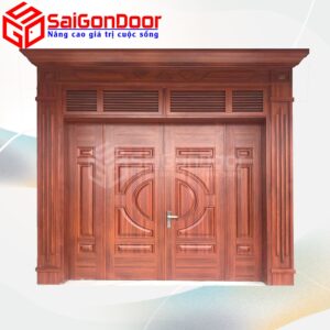 Cửa Thép Vân Gỗ SGD-KM.TVG-4C.30
