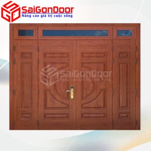 Cửa Thép Vân Gỗ SGD-KM.TVG-4C.42n.